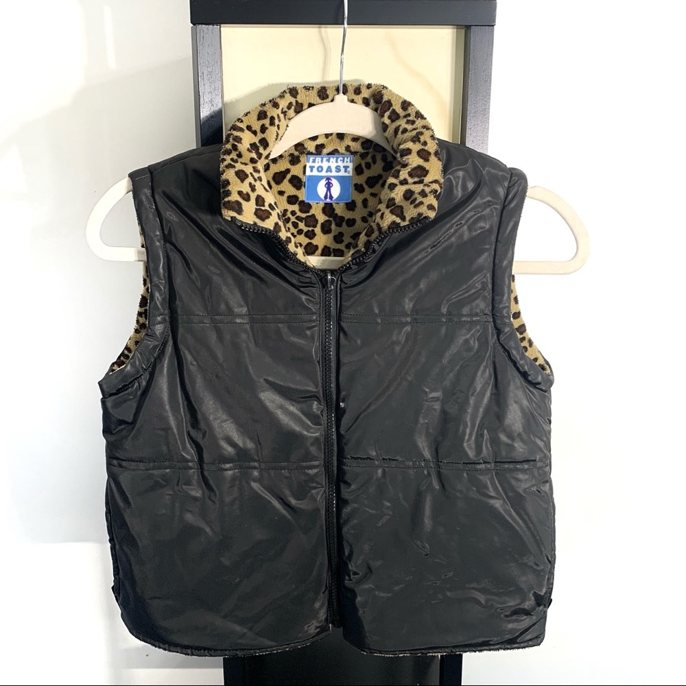 French Toast Reversible Puffer Vest